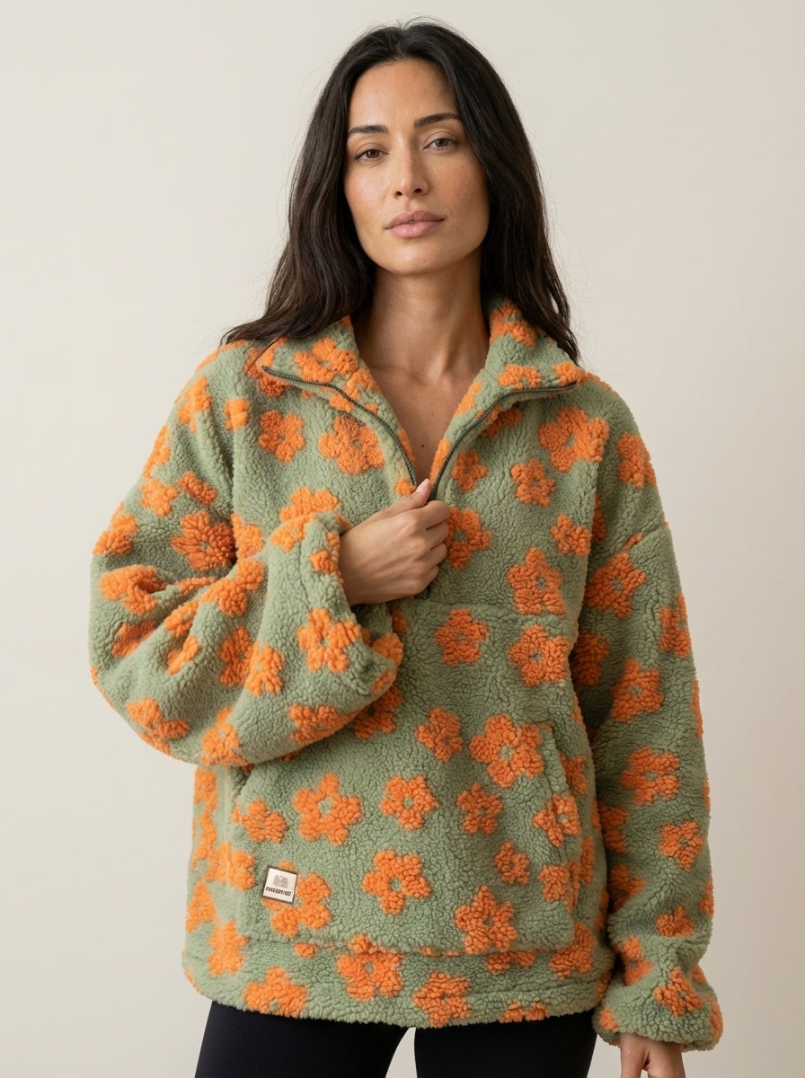 Daisy - Sudadera Fleece Bloom