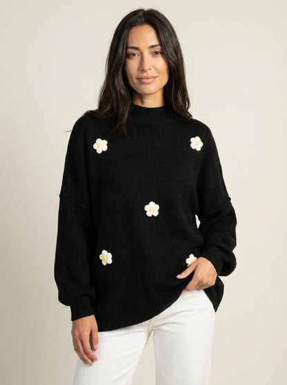Luno - Sudadera Pullover con Flores