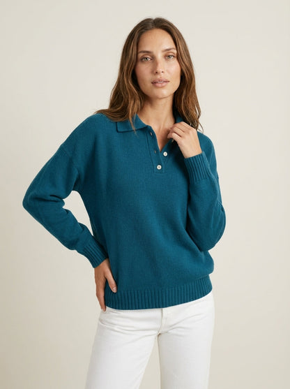 Laura - Jersey de Punto con Cuello Elegante