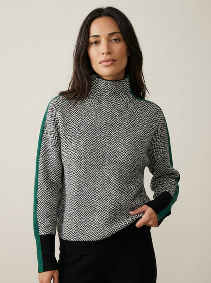 Martina - Jersey Cálido de Cuello Alto