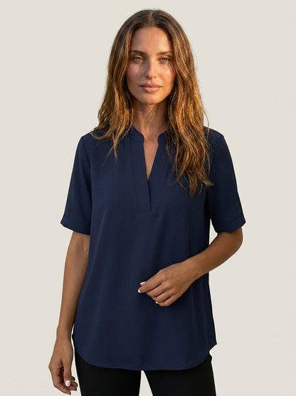 Raquel - Blusa Elegante con Cuello en V
