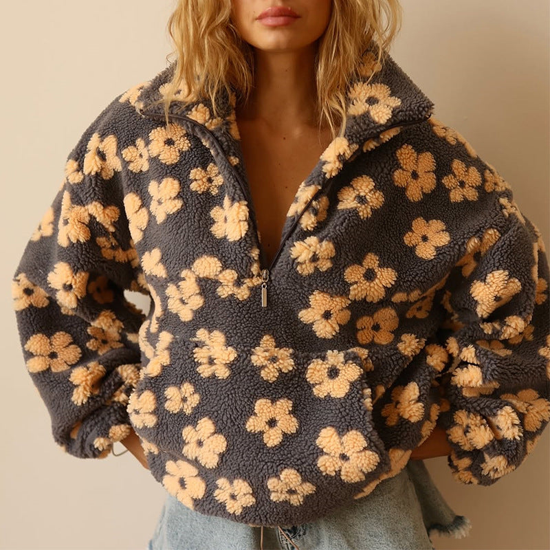 Daisy - Sudadera Fleece Bloom