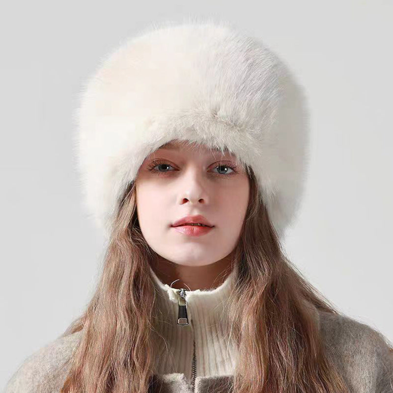 Thickened windproof warm versatile wool hat