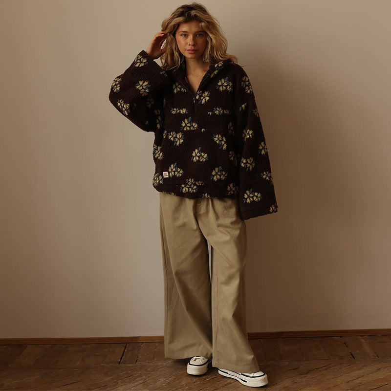 Daisy - Sudadera Fleece Bloom