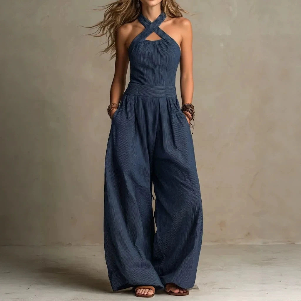 Loose Wide-Leg Jumpsuit