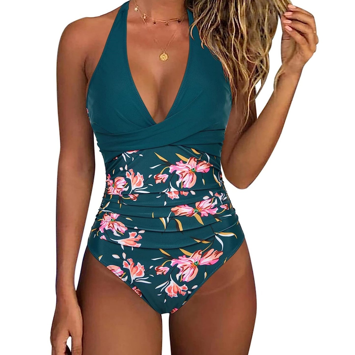 Sexy Backless Lace-up One-Piece Swimsuit