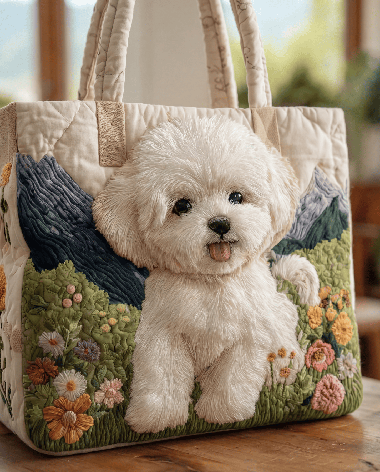 Bolso Artesanal Acolchado “Perro Encantado”