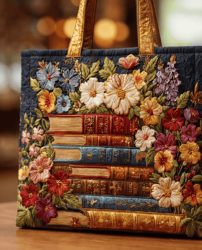 Bolso Artesanal Acolchado "Estampado Floral"