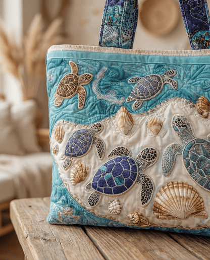 Bolso Artesanal Acolchado "Abrazo de Tortuga"