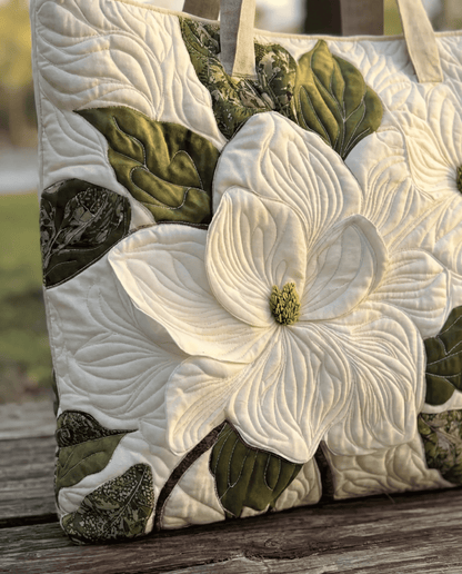 Bolso Artesanal Acolchado "Motivo Floral"